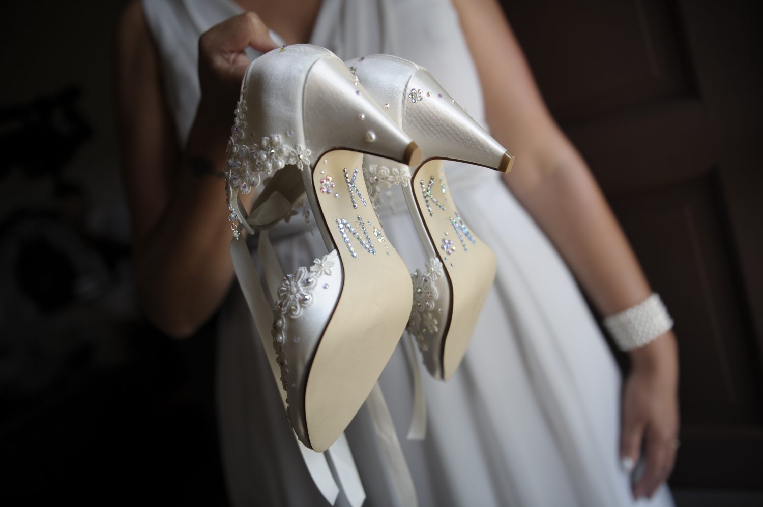 Decals and Messages for Weddings Shoes
